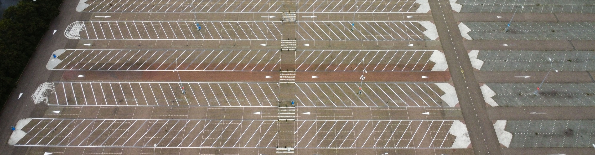 Parkeerplaats markeringen Beverwijk